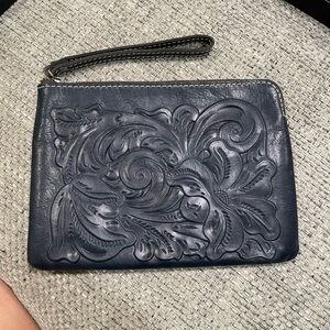 Patricia Nash Navy Wristlet